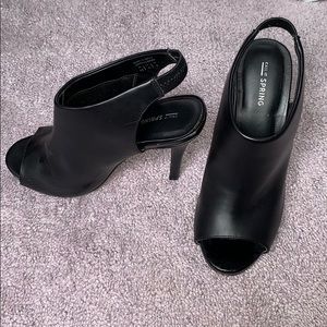 Call It Spring Heeled Peep Toe Mules